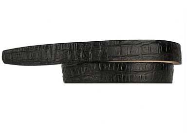 Original Caiman Hornback Skin Black Western Style Belt - Image 8