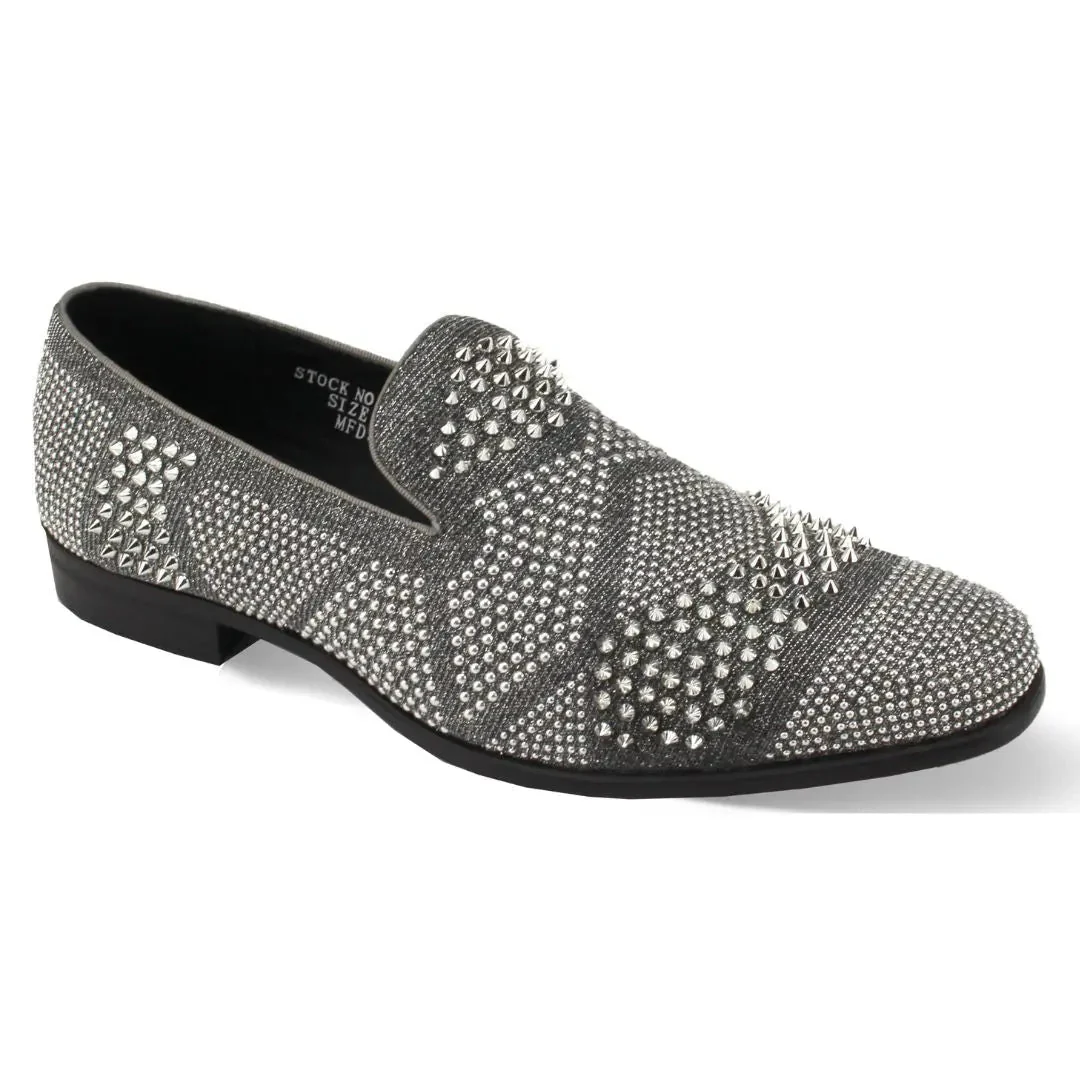 Ozzy Velvet Studded Smoker Shoes by After Midnight - Image 7