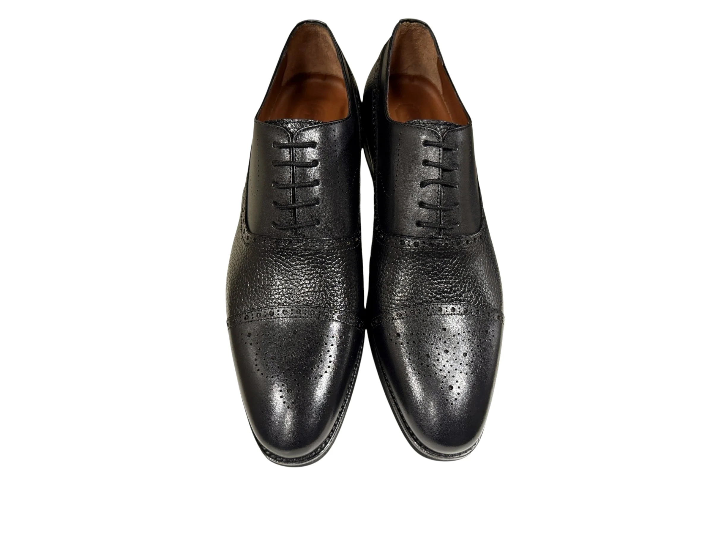 P0005226 -Lord -Cap toe Perforated -Black - Image 3
