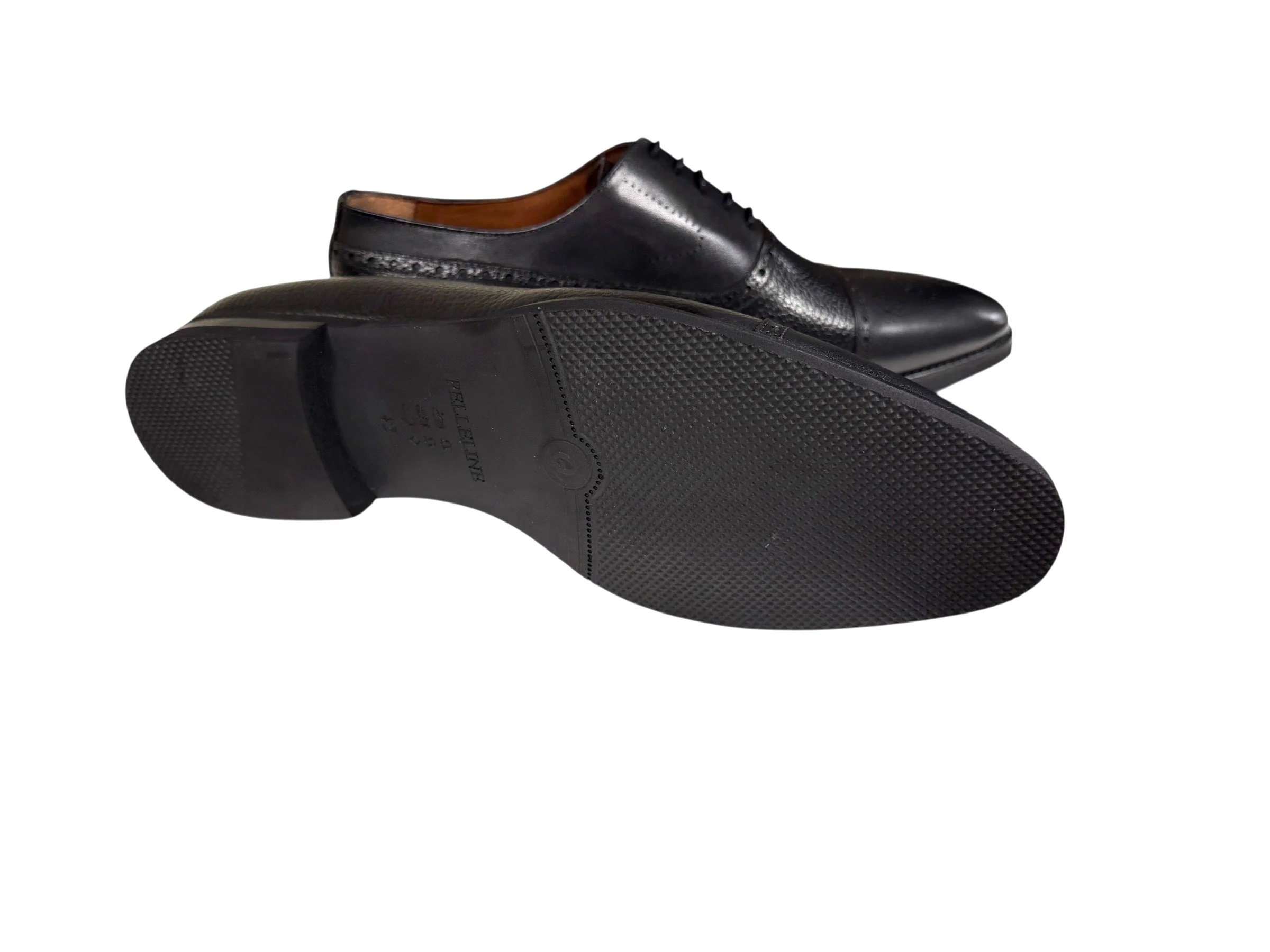 P0005226 -Lord -Cap toe Perforated -Black - Image 4