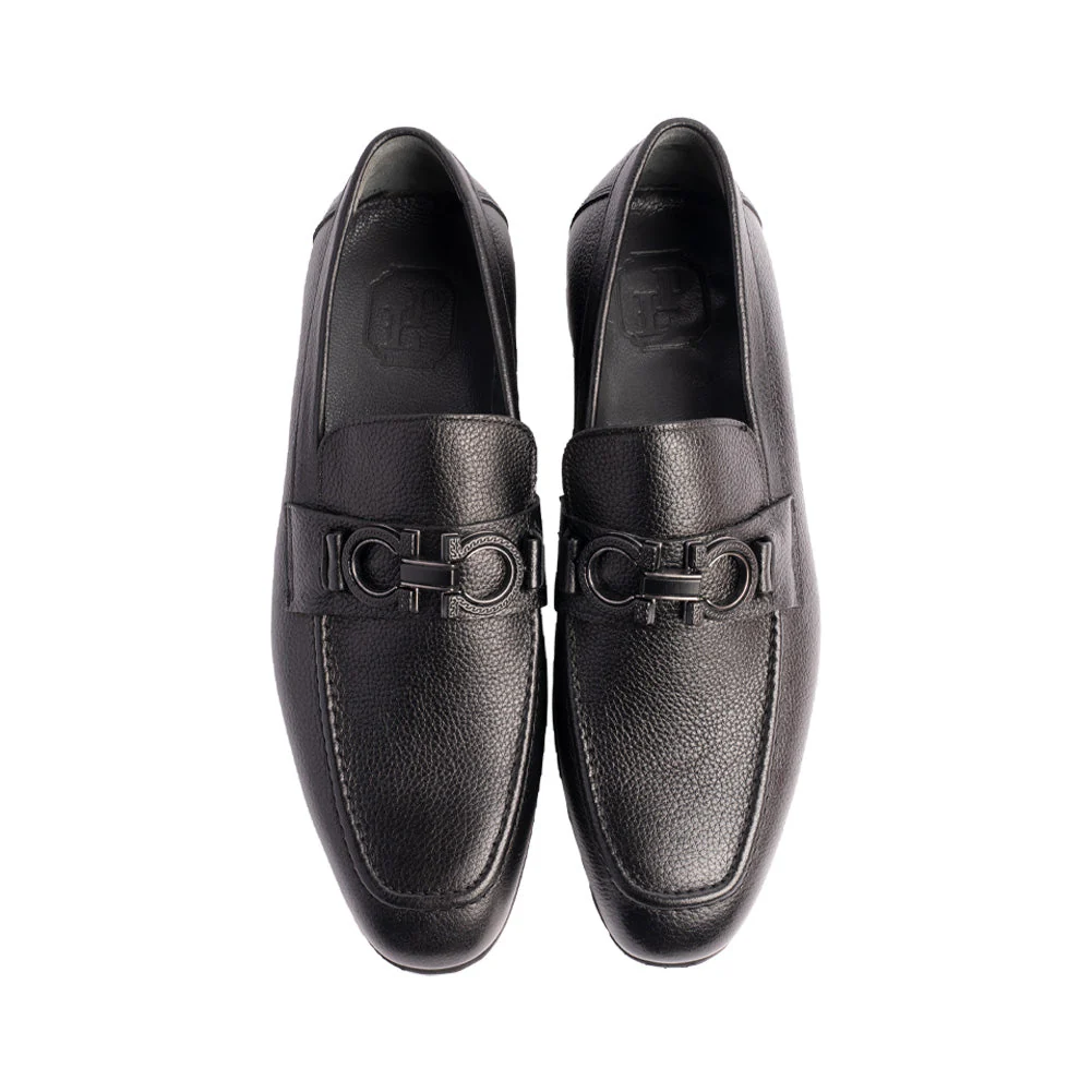 P00071 Chello- Buckle Loafer-Black - Image 4