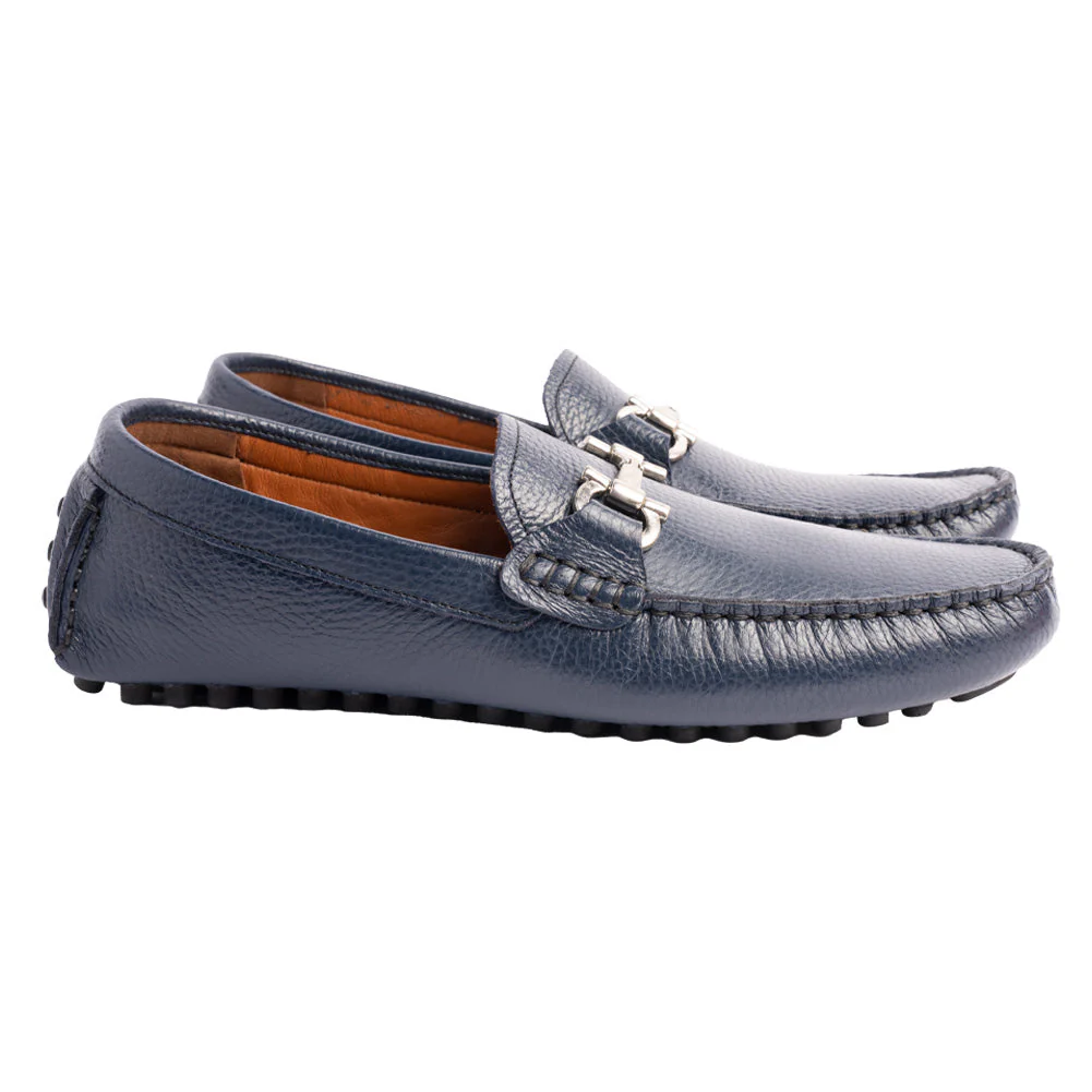 P00091- Palm Beach -Driving shoe Navy - Image 2