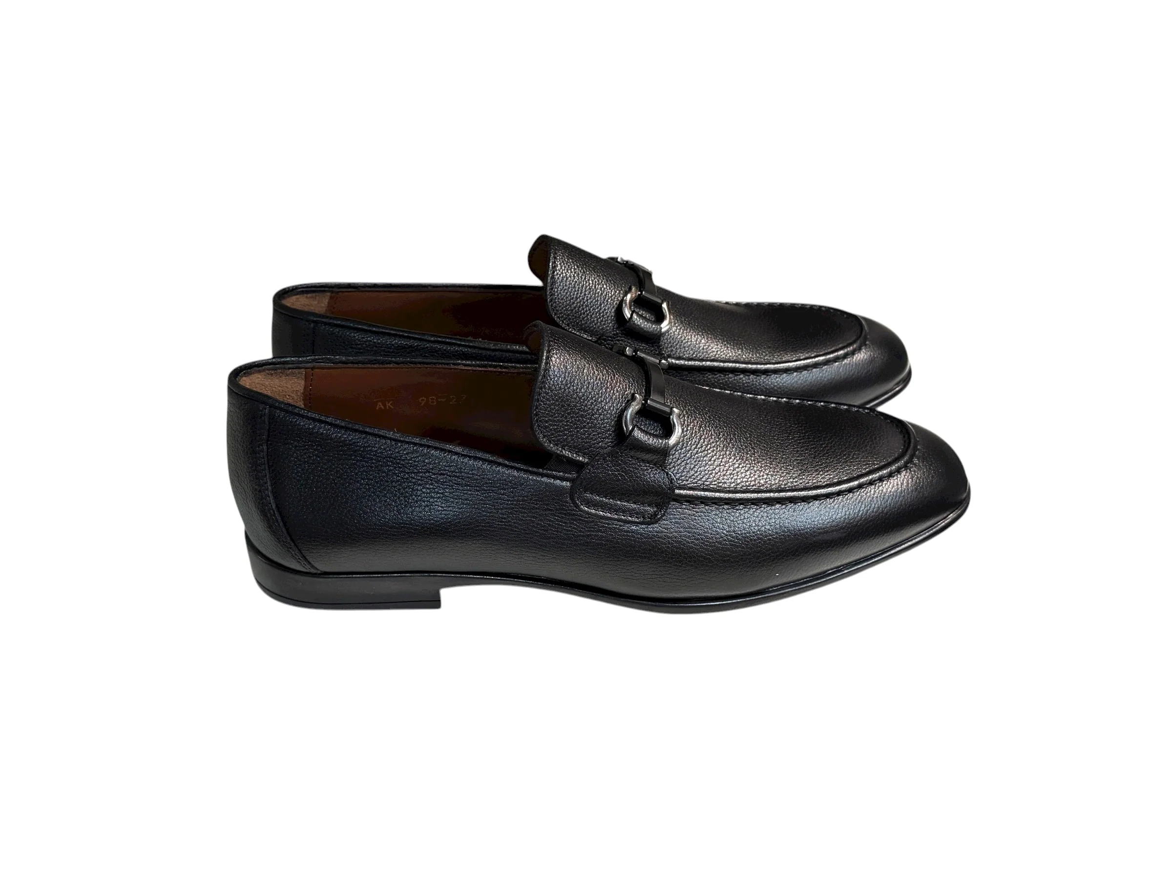 P001 -Doral Buckle Loafer- Black - Image 2