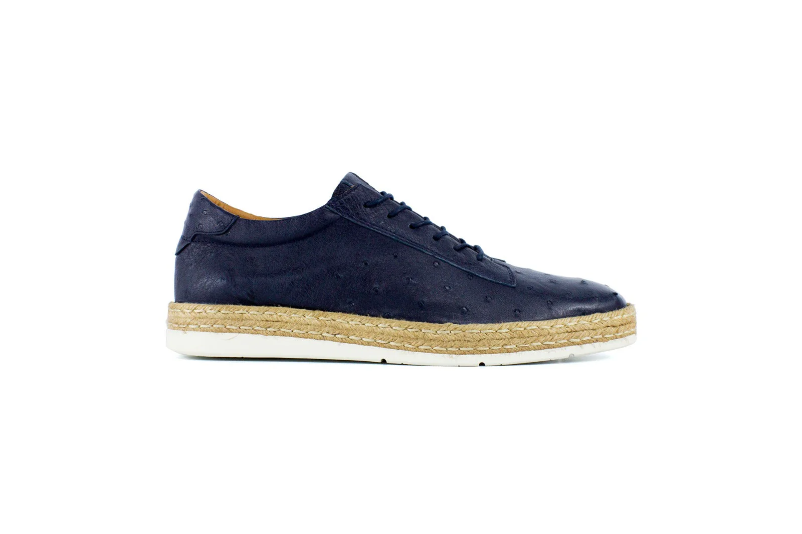 P0102 Monaco Genuine Ostrich Sport- Navy - Image 2