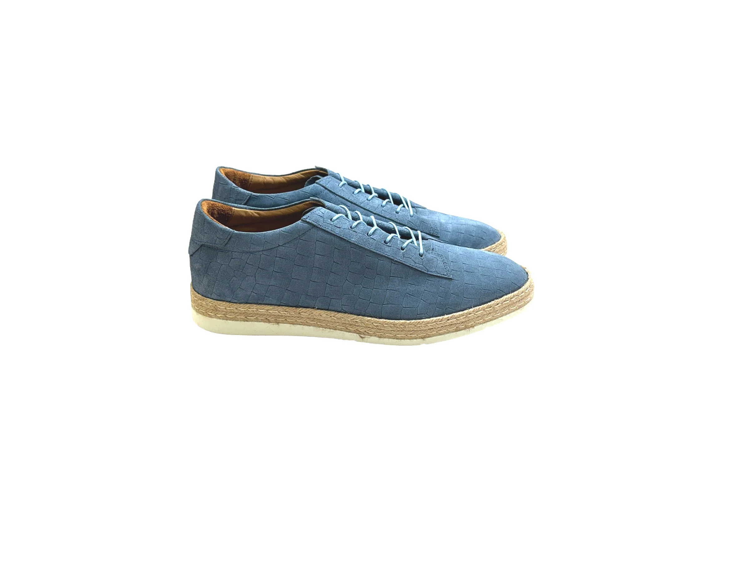 P01062 Monaco Crocco print sport- Blue - Image 2