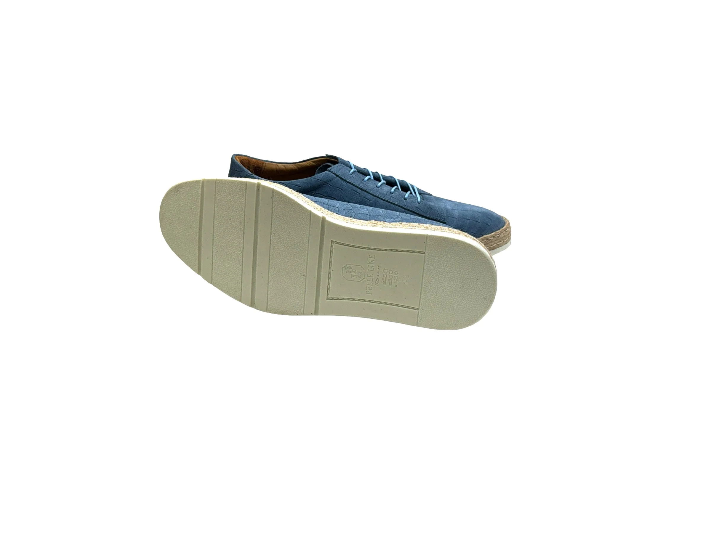 P01062 Monaco Crocco print sport- Blue - Image 3