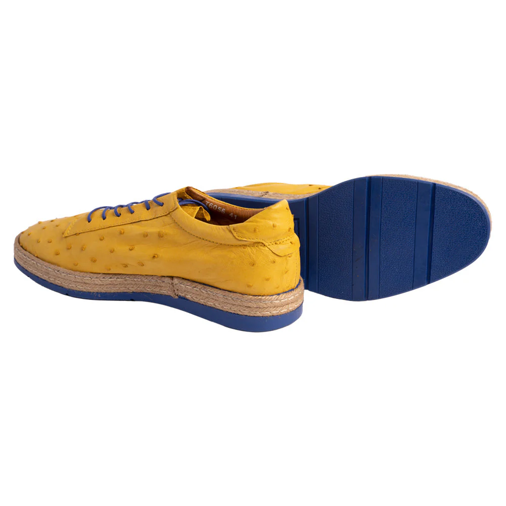 P017 Monaco Genuine Ostrich Sport-Yellow - Image 3