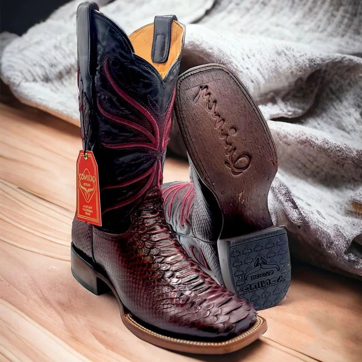 Print Python Cowboy Boots