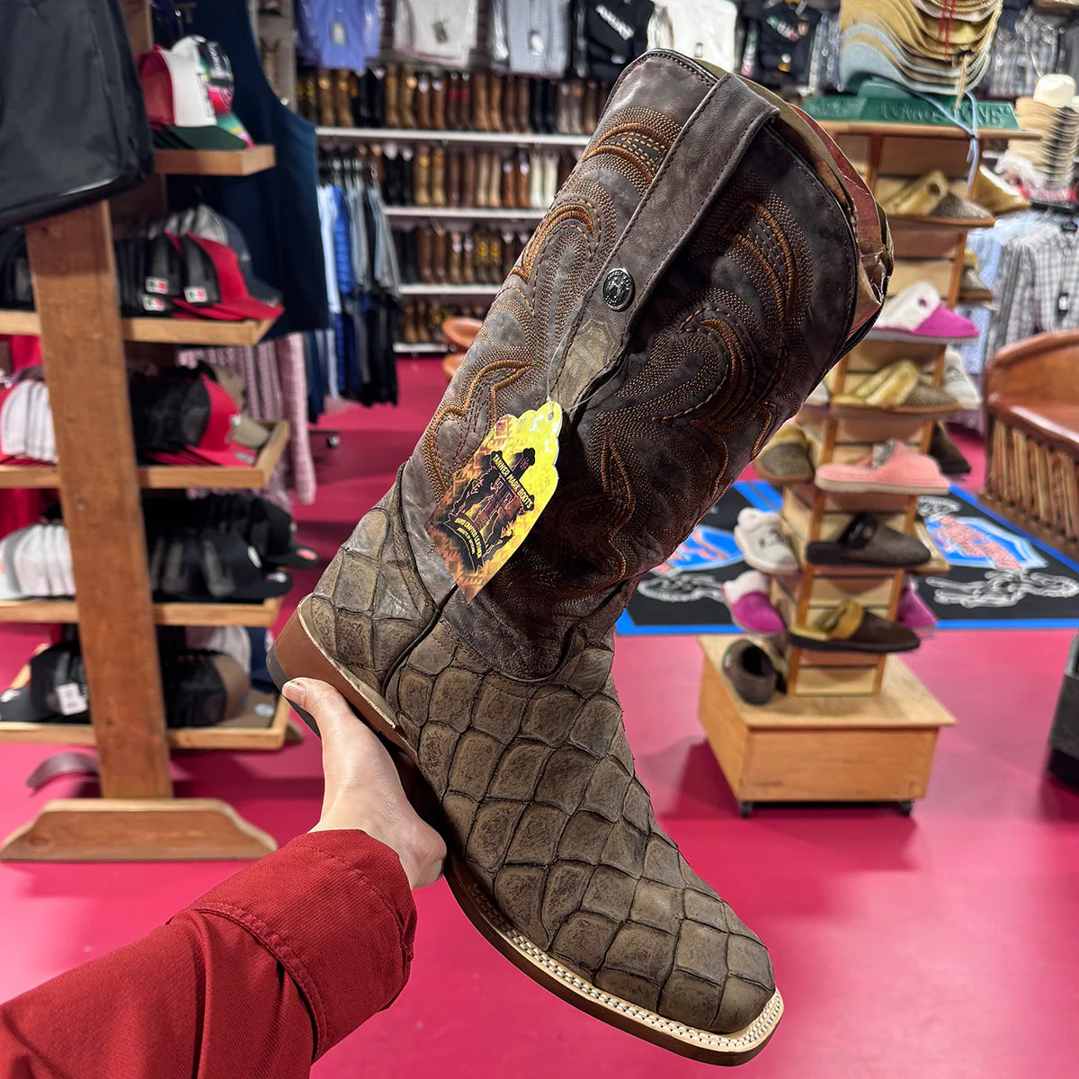 Printed Pirarucu Boots - Image 2
