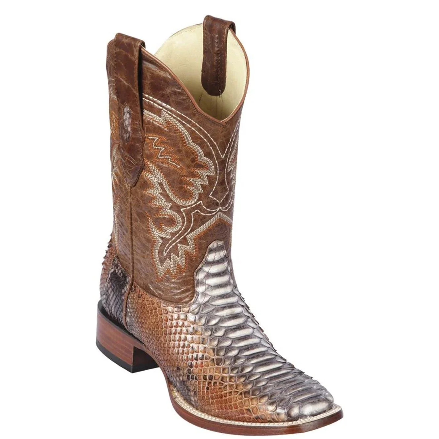 Python Square Toe Boots