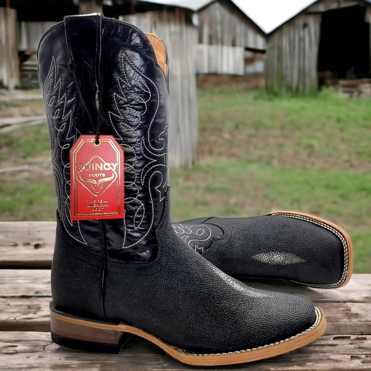 Stingray Print Western Boots - Image 2
