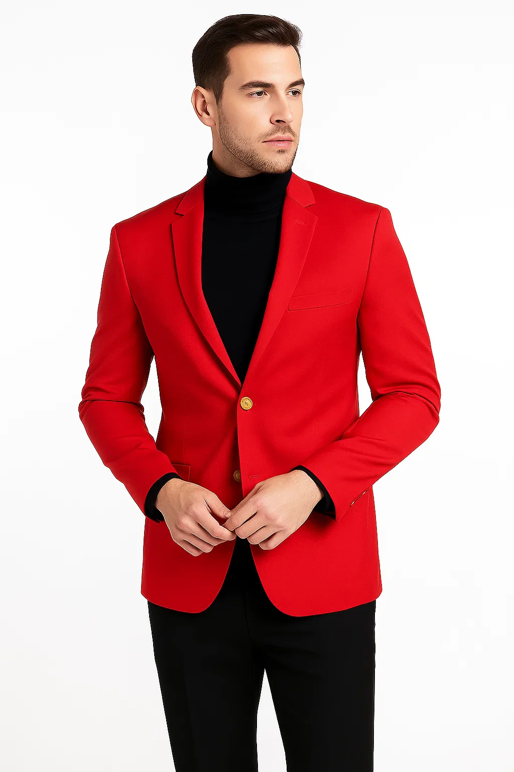 Red Big and Tall Blazer - Image 10
