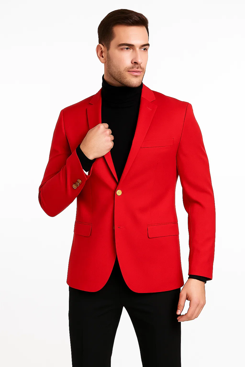 Red Big and Tall Blazer - Image 2