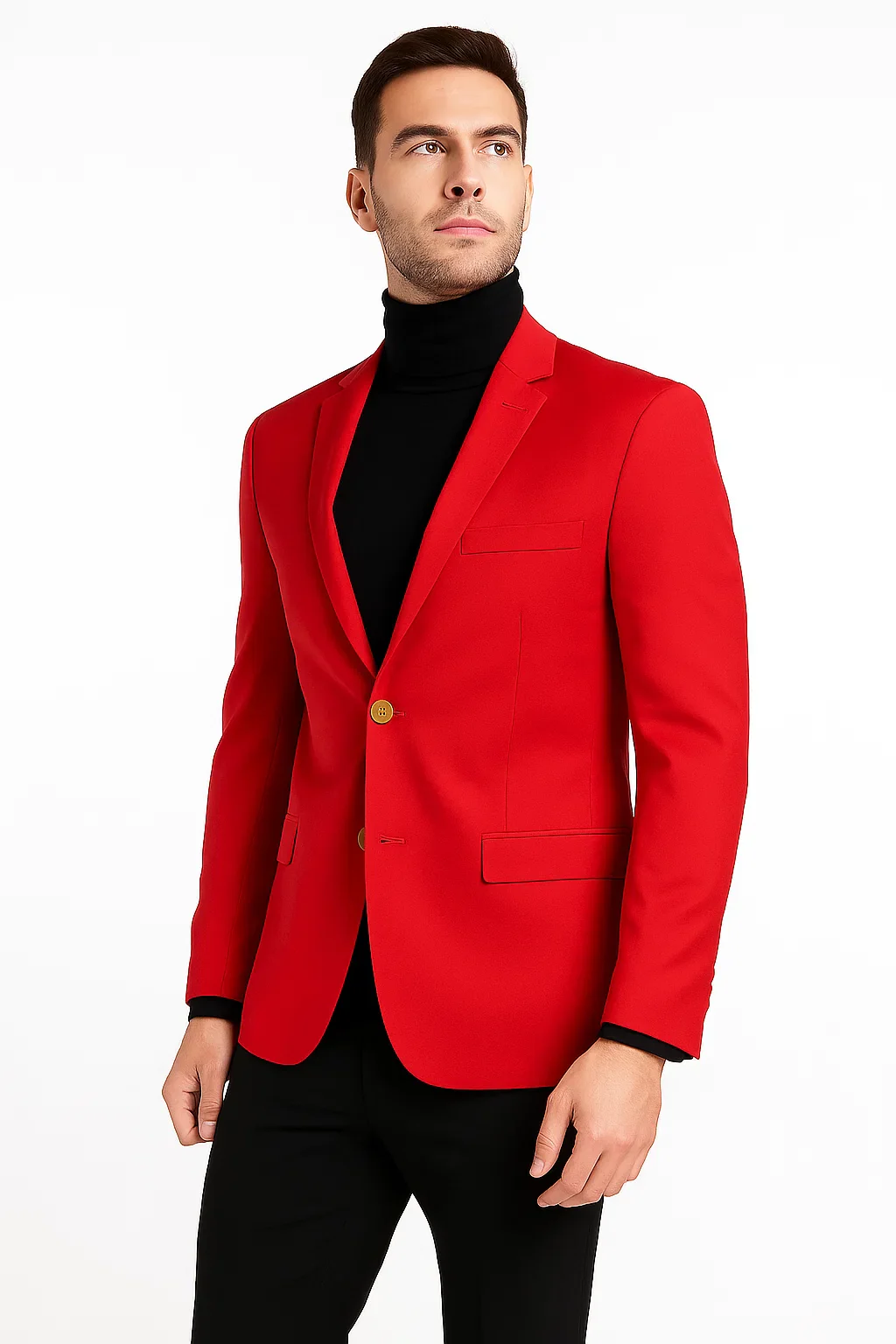Red Big and Tall Blazer - Image 4