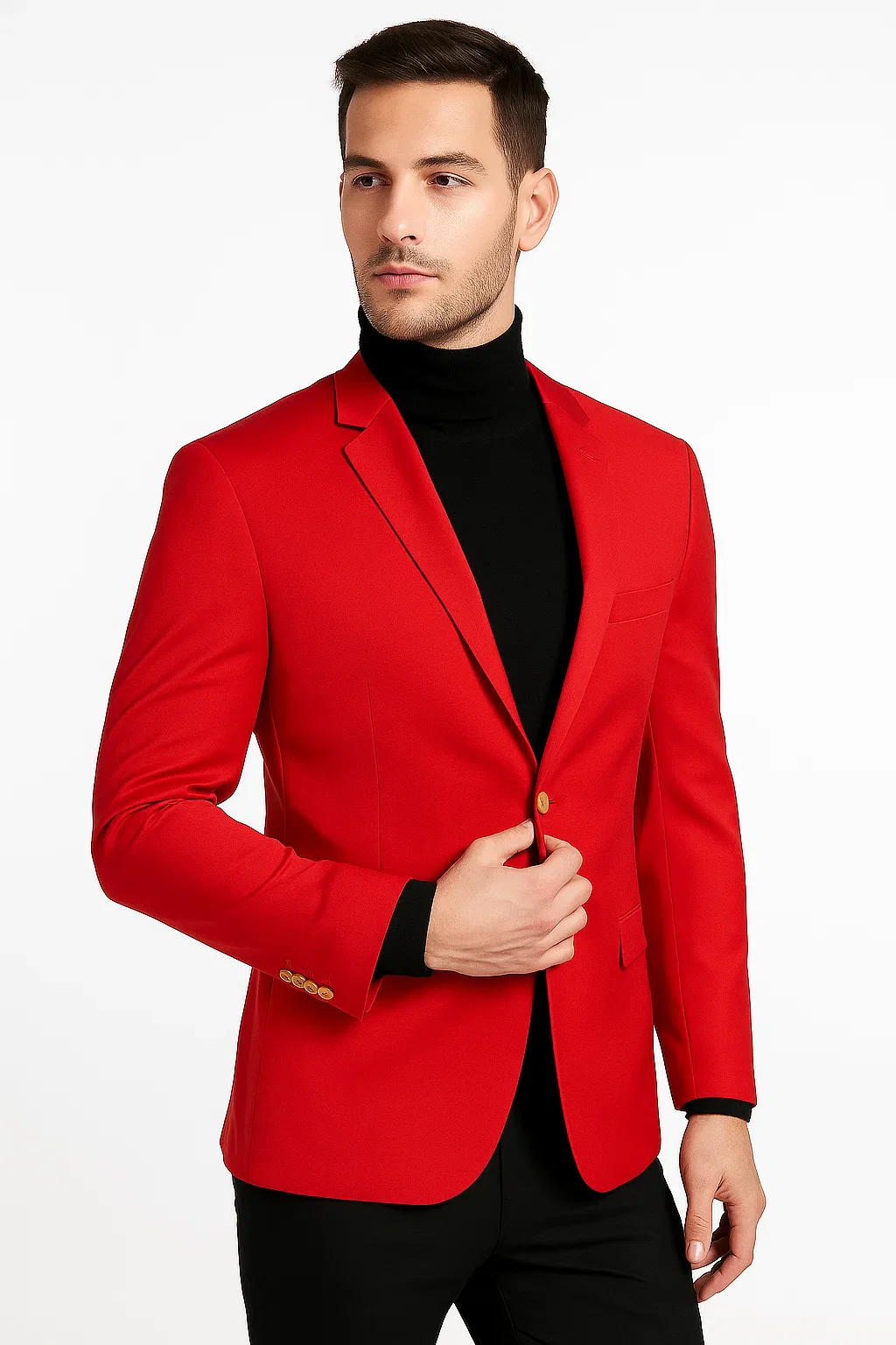 Red Big and Tall Blazer - Image 8