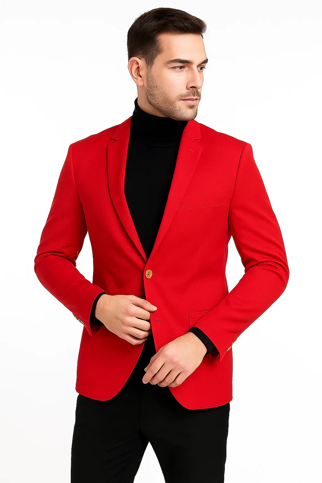 Red Big and Tall Blazer - Image 9