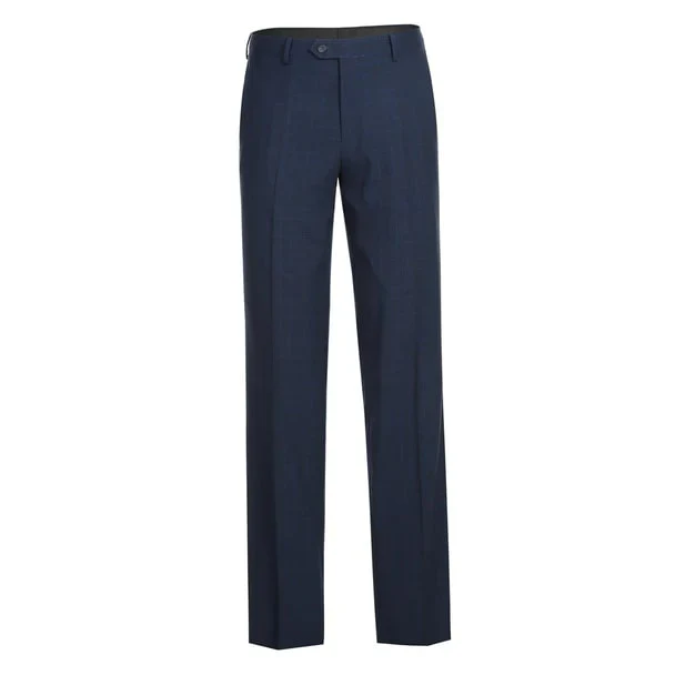 Renoir Clothing - Renoir Suit - Renoir Fashion - Stretch Performance 2-button Classic Fit Navy Check Renoir Suit - Image 4
