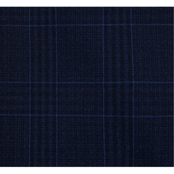 Renoir Clothing - Renoir Suit - Renoir Fashion - Stretch Performance 2-button Classic Fit Navy Check Renoir Suit - Image 9