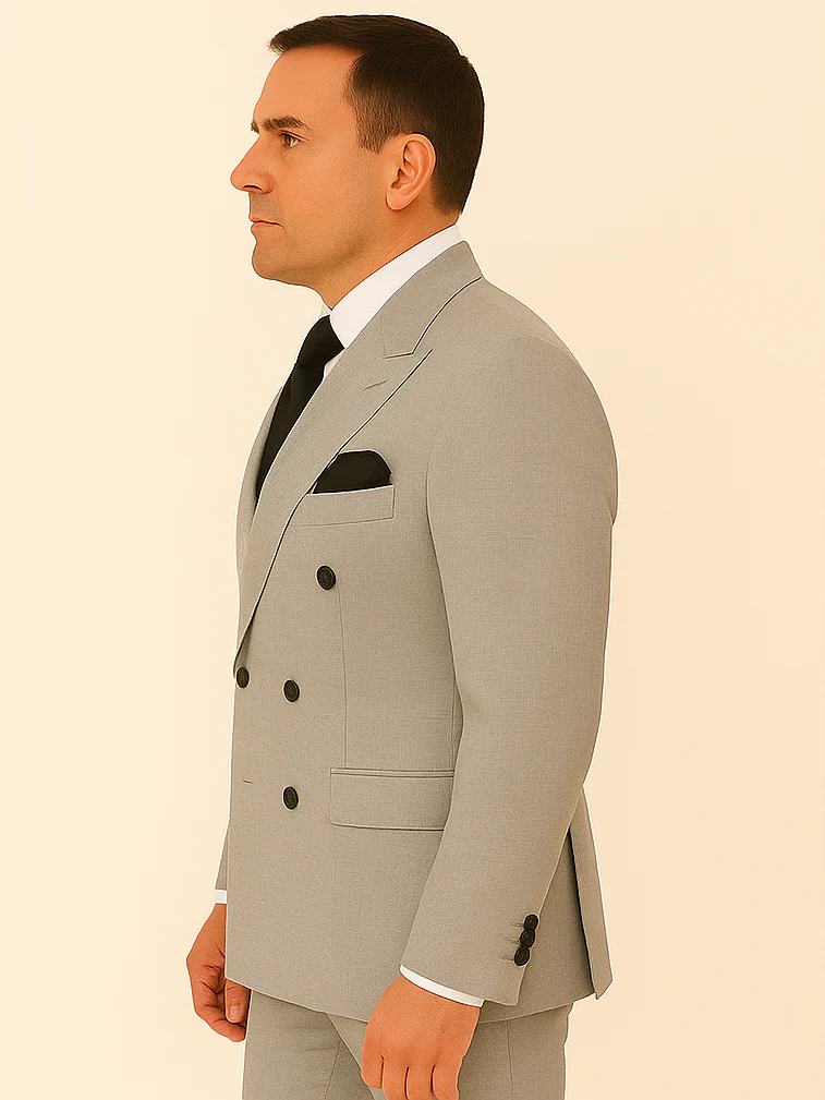 Rossi Man ARTHUR RM2305 Double-Breasted Suit – Elegant Formalwear for Men - Image 3