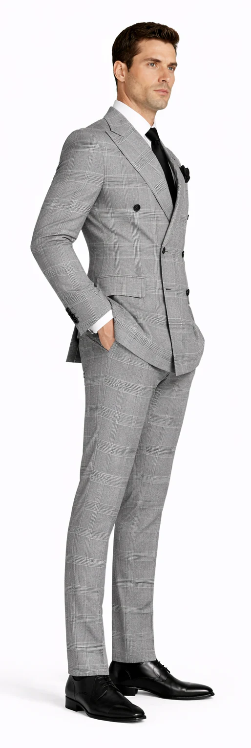 ROSSI MAN DOUBLE BREASTED SUIT ARTHUR RM2318 - Image 3