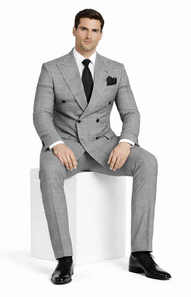 ROSSI MAN DOUBLE BREASTED SUIT ARTHUR RM2318 - Image 4