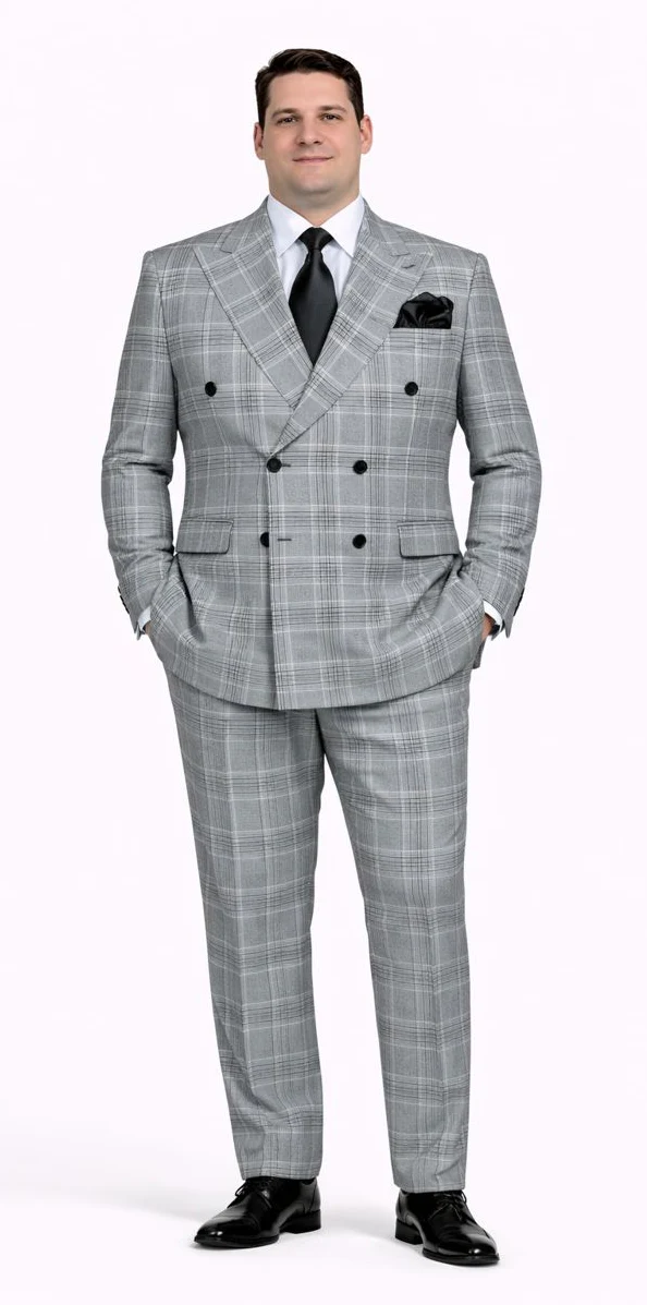 ROSSI MAN DOUBLE BREASTED SUIT ARTHUR RM2318 - Image 8