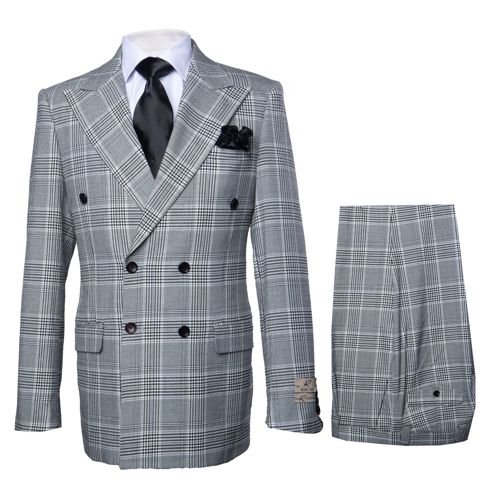ROSSI MAN DOUBLE BREASTED SUIT ARTHUR RM2318 - Image 9
