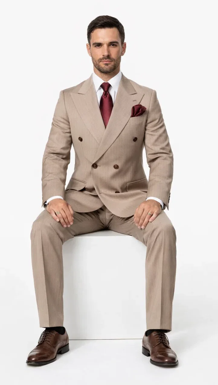 ROSSI MAN DOUBLE BREASTED SUIT ARTHUR RM2320 - Image 4