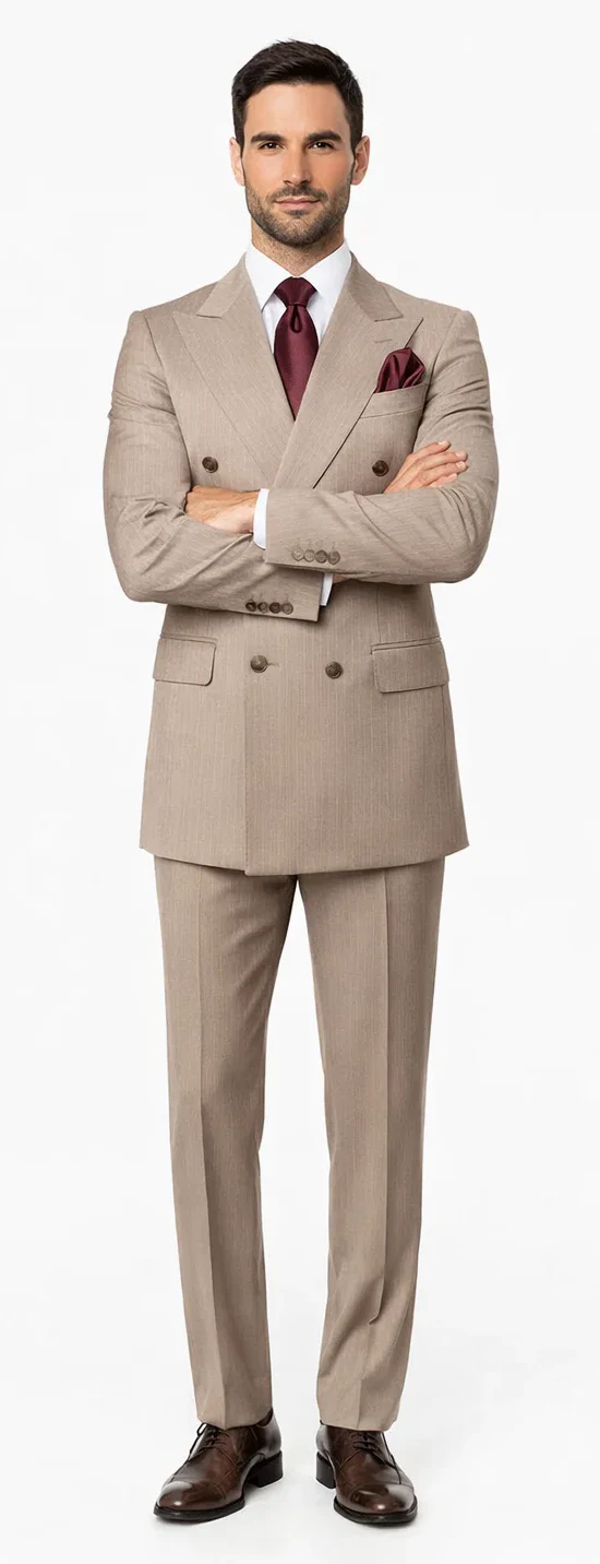 ROSSI MAN DOUBLE BREASTED SUIT ARTHUR RM2320 - Image 5