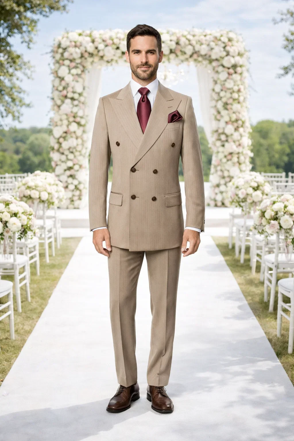ROSSI MAN DOUBLE BREASTED SUIT ARTHUR RM2320 - Image 6
