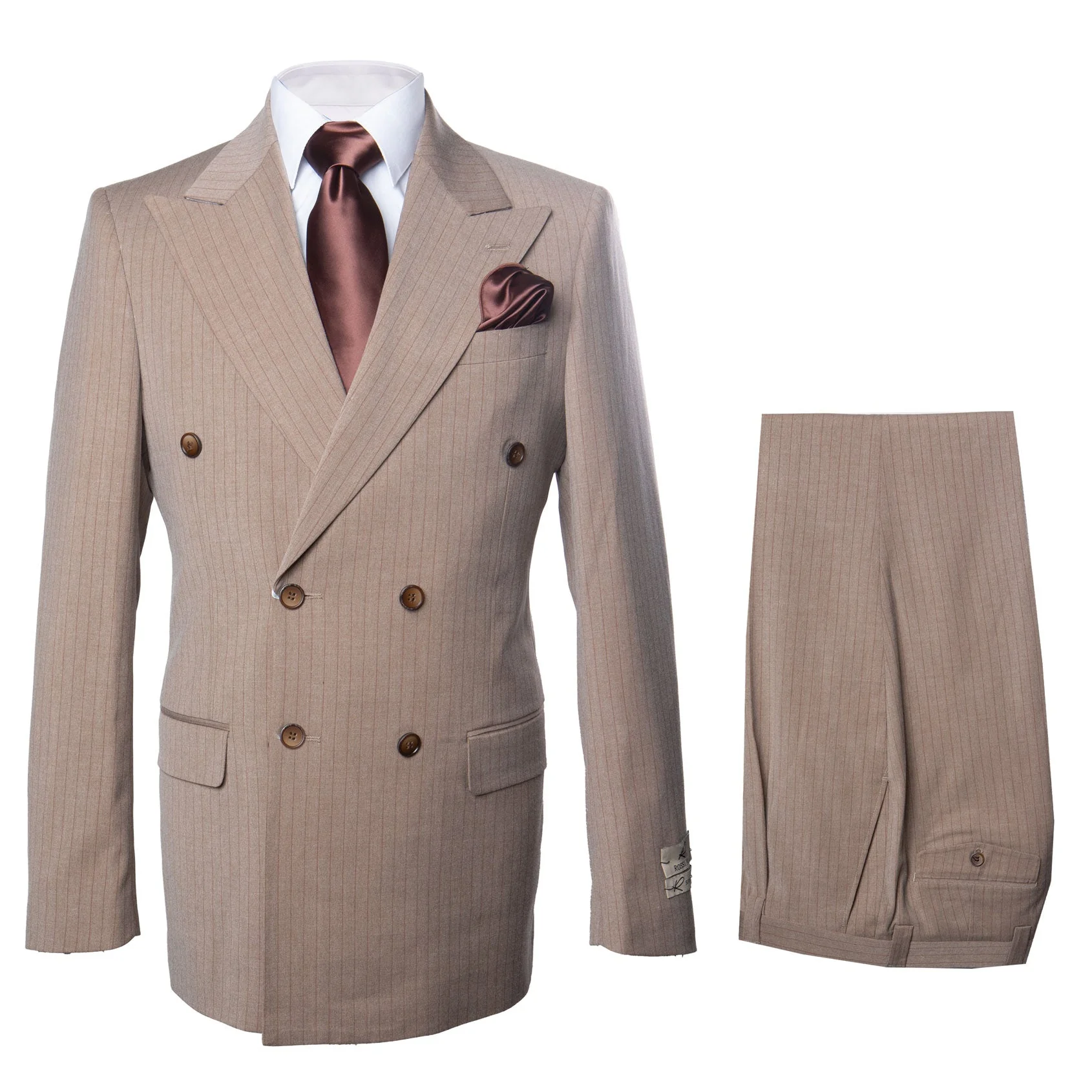 ROSSI MAN DOUBLE BREASTED SUIT ARTHUR RM2320 - Image 9