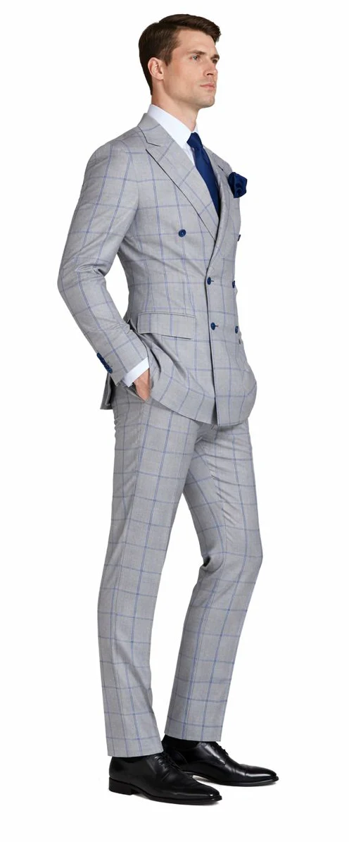 ROSSI MAN DOUBLE BREASTED SUIT ARTHUR RM2322 - Image 3