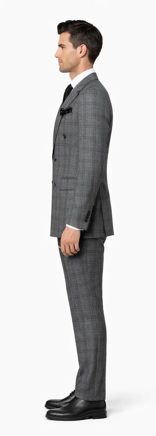 ROSSI MAN DOUBLE BREASTED SUIT ARTHUR RM2323 - Image 3