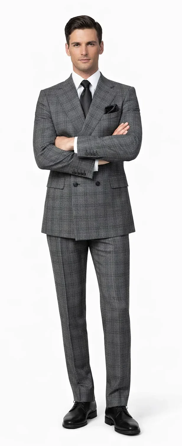 ROSSI MAN DOUBLE BREASTED SUIT ARTHUR RM2323 - Image 5