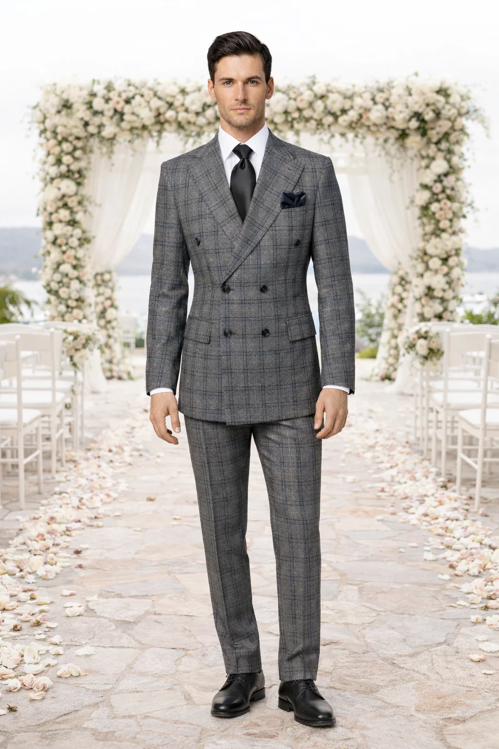 ROSSI MAN DOUBLE BREASTED SUIT ARTHUR RM2323 - Image 6