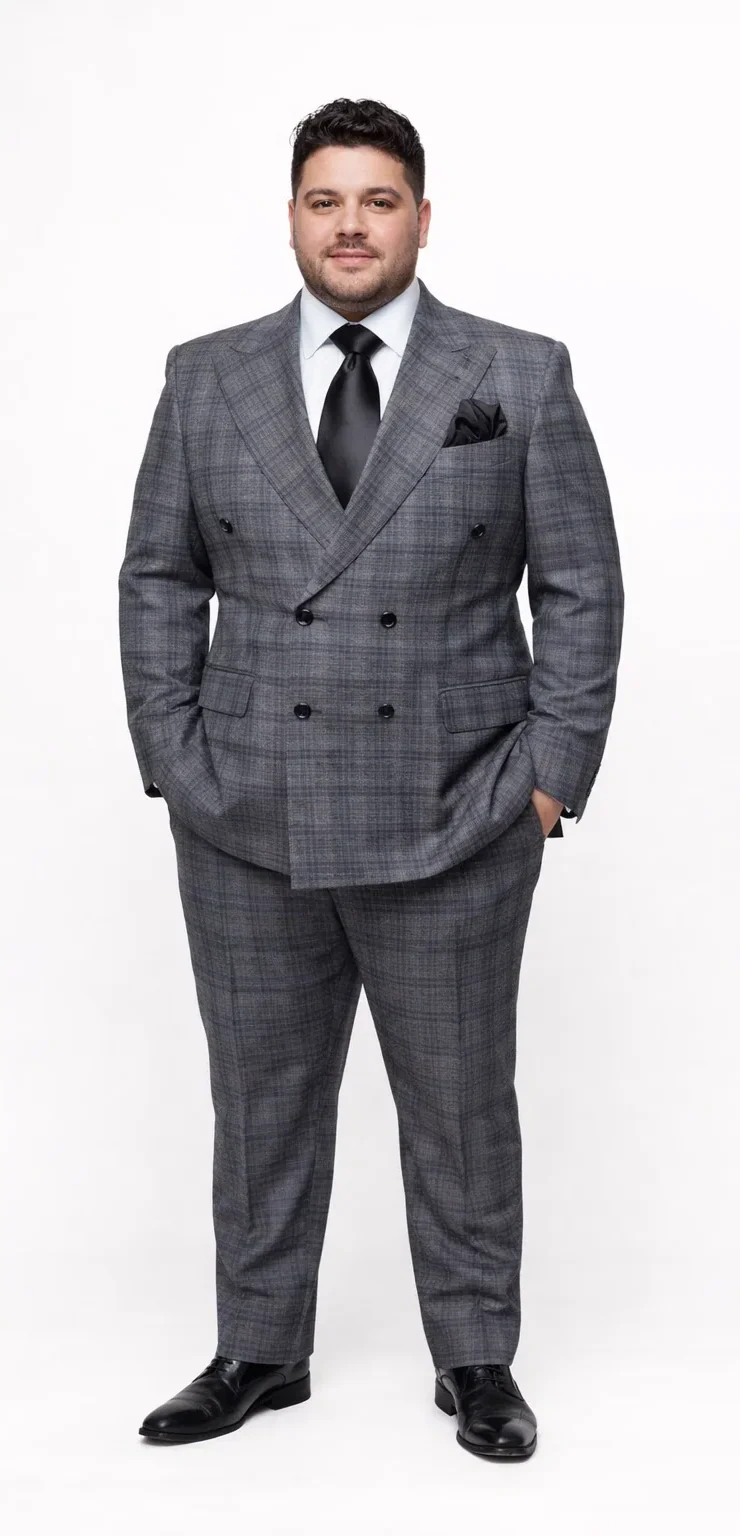 ROSSI MAN DOUBLE BREASTED SUIT ARTHUR RM2323 - Image 8