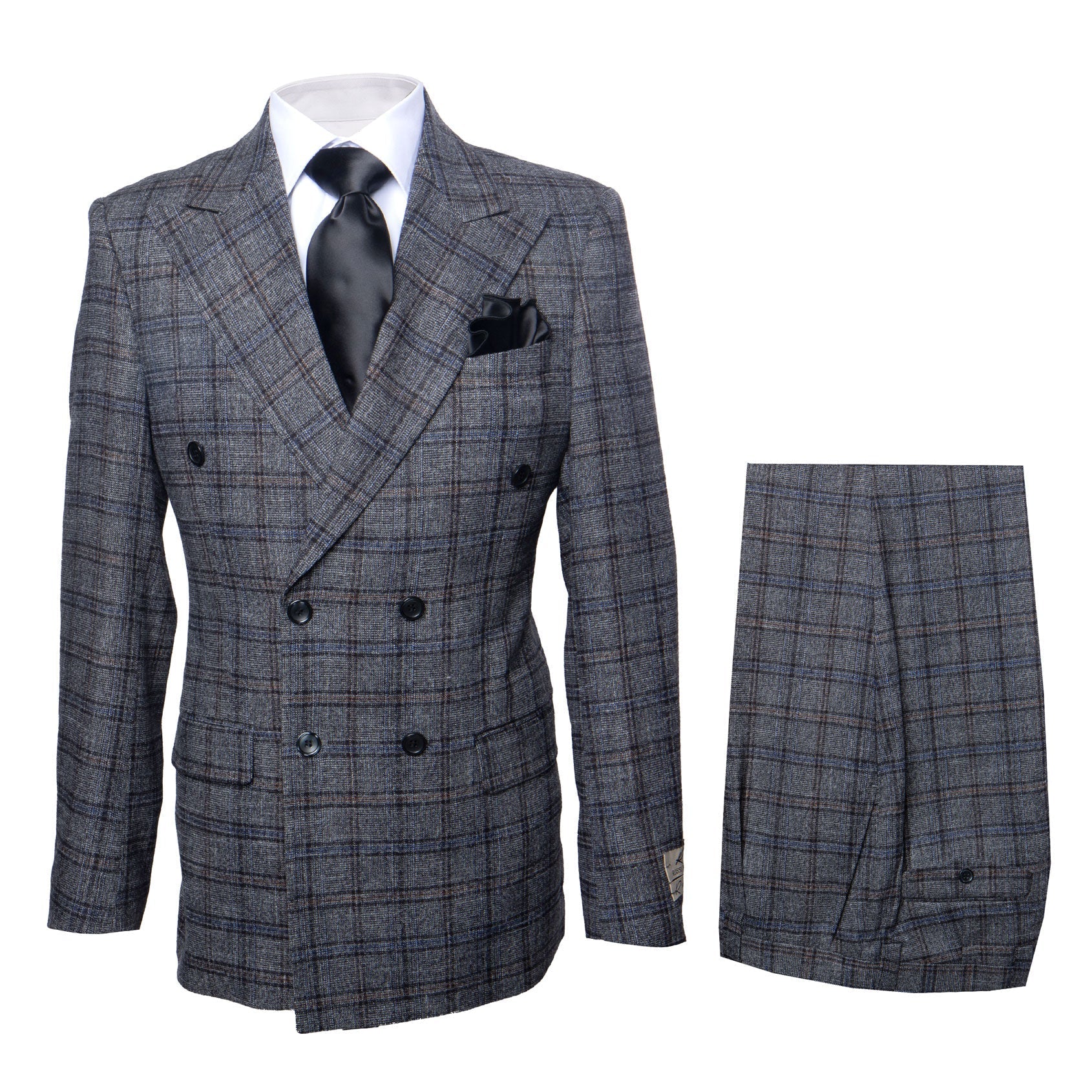ROSSI MAN DOUBLE BREASTED SUIT ARTHUR RM2323 - Image 9