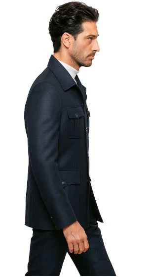 Rossi Man Duke Casual Two Piece Navy Color - Image 3