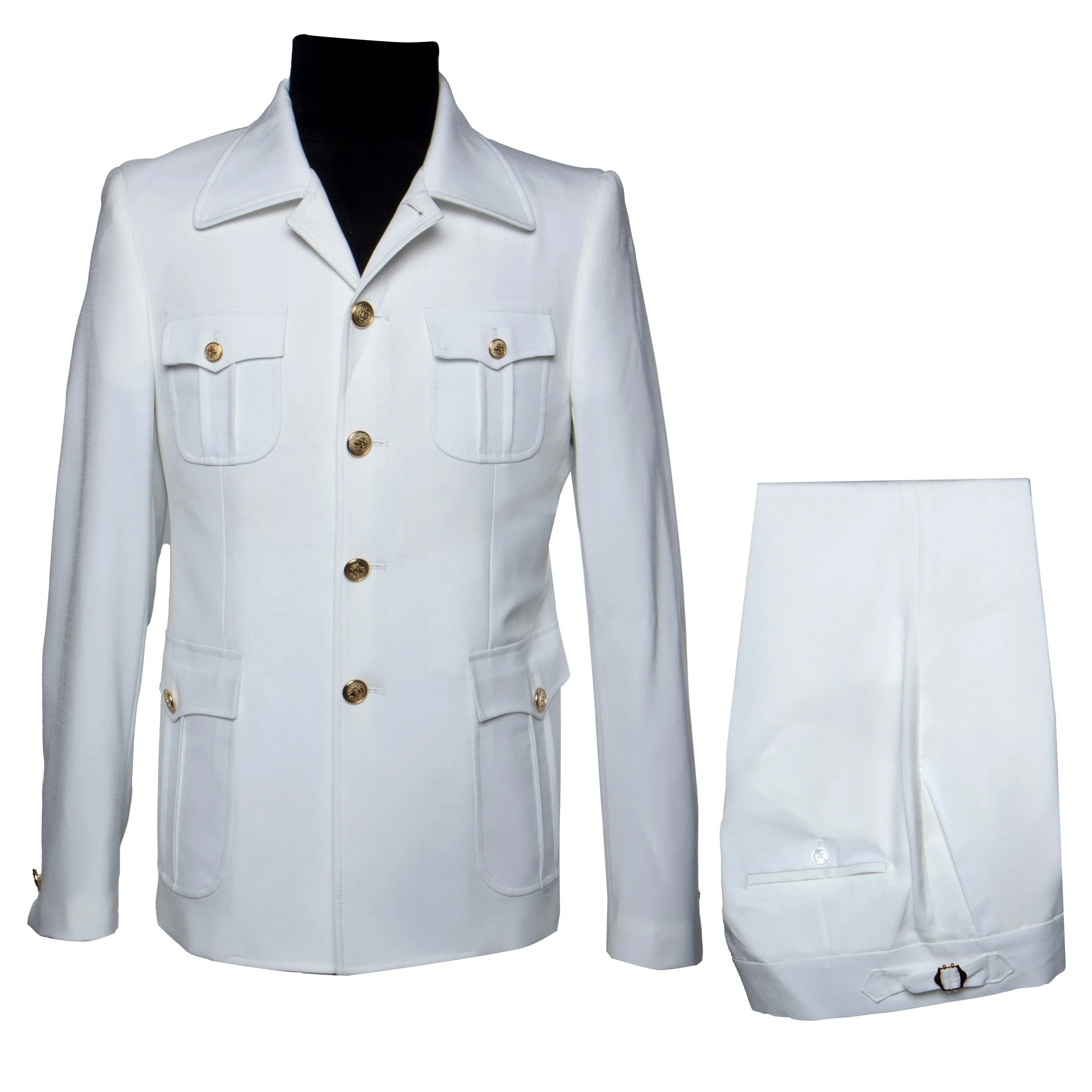 Rossi Man DUKE RM1762 Slim Fit 3-Piece White Suit – Modern Tailored Formalwear for Men - Image 9