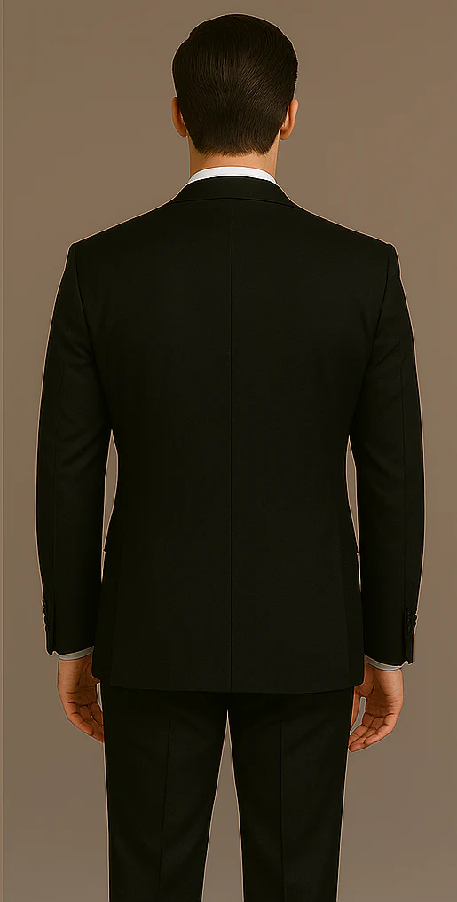 Rossi Man Leo Tuxedo RM1101 – Classic Black Formal Suit for Men | Timeless Tuxedo Style - Image 2
