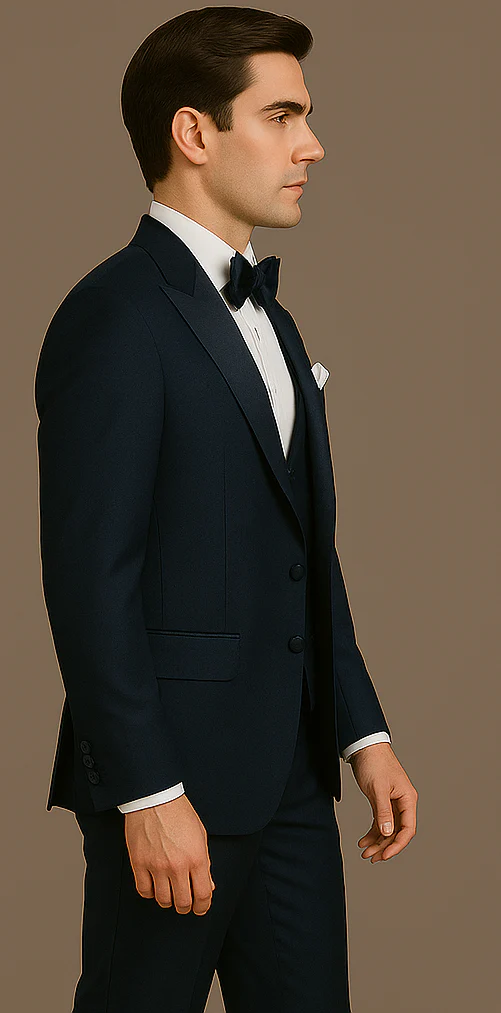 Rossi Man Leo Tuxedo RM1102 β Modern 3-Piece Formal Suit for Men | Stylish Tuxedo Set - Image 3
