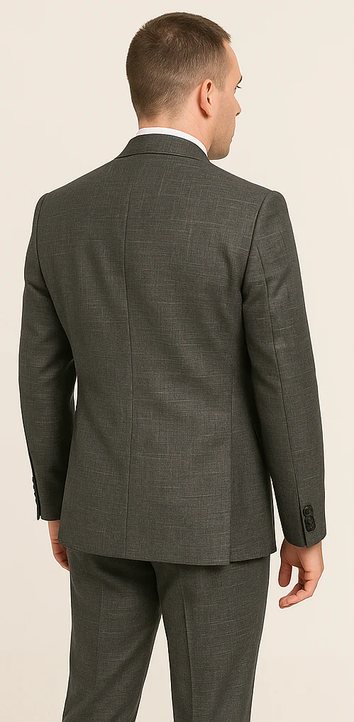 Rossi Man MAX RM1784 Slim Fit 3-Piece Suit – Stylish Grey Formal Suit for Men - Image 4