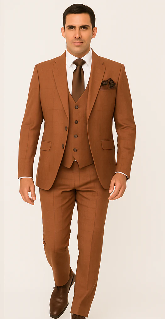 Rossi Man MAX RM1786 Slim Fit 3-Piece Suit – A Modern and Elegant Suit for Men - Image 4