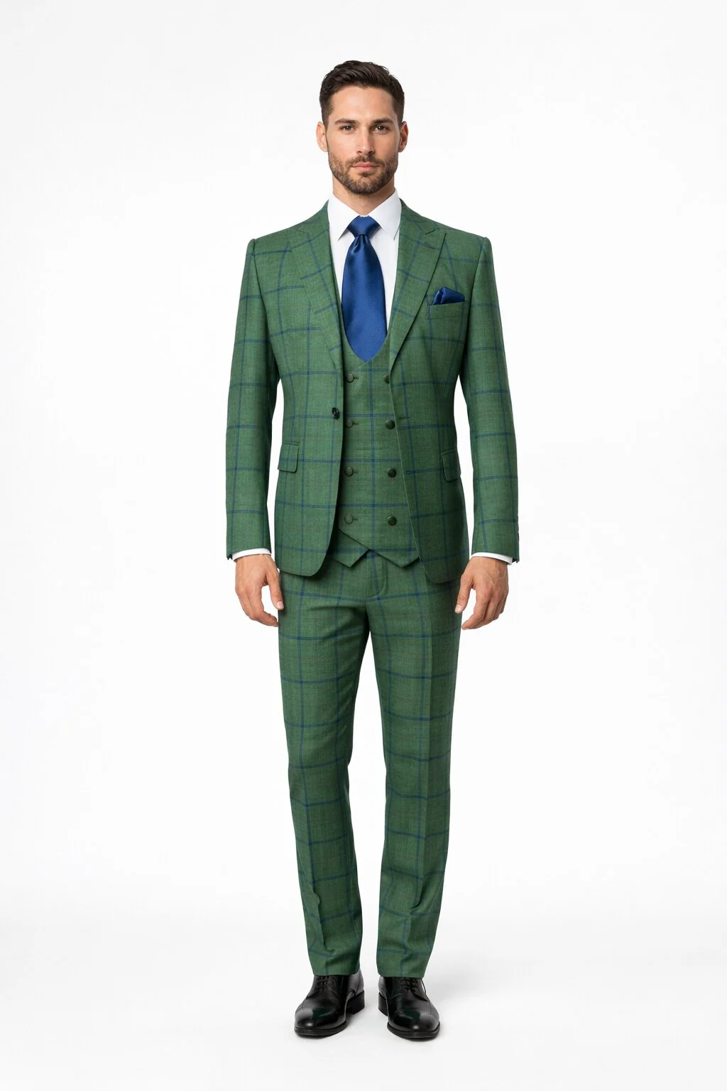 Rossi Man Max RM1841 – Men's Slim Fit 3-Piece Suit for Men