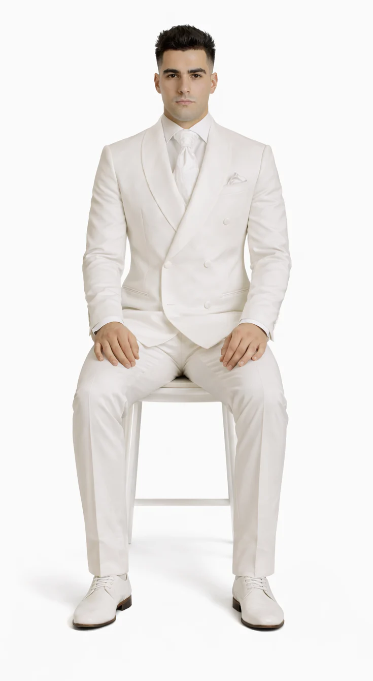 Rossiman Rossi Men's Dress Suit – Classic Tailored Formalwear - Image 4