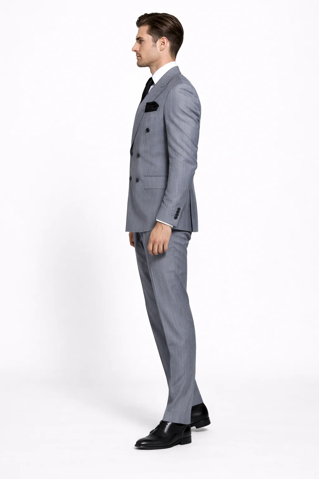 Rossi Man Milano RM1726 – Men's Double-Breasted 2-Piece Suit | Stylish Formal - Image 3