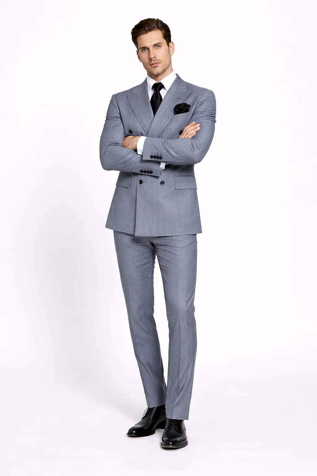 Rossi Man Milano RM1726 – Men's Double-Breasted 2-Piece Suit | Stylish Formal - Image 5