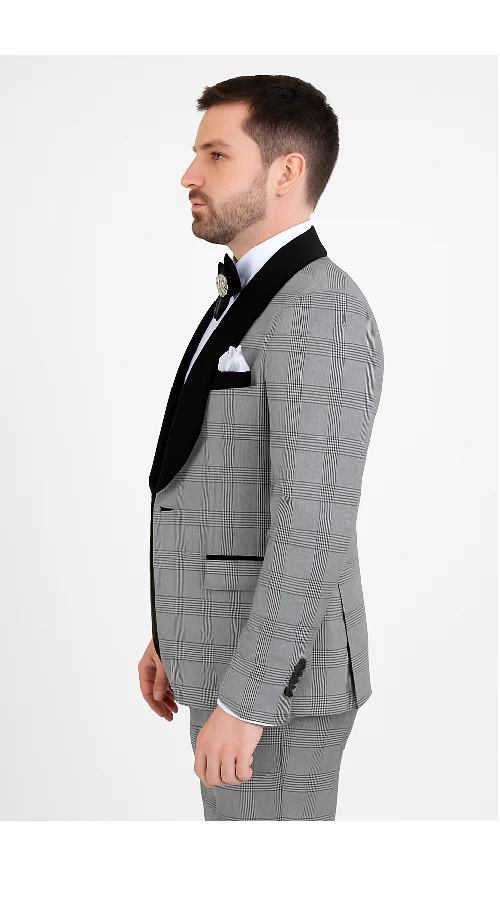 Rossi Man RM1295 – Classic 3-Piece Smoking Tuxedo for Men - Image 4