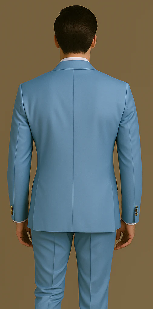 Rossi Man RM1771 – Sophisticated Milano Slim Fit Suit for Men | Premium Formal - Image 2