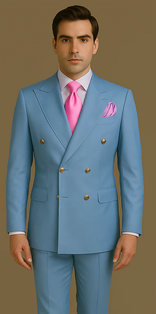 Rossi Man RM1771 – Sophisticated Milano Slim Fit Suit for Men | Premium Formal - Image 5